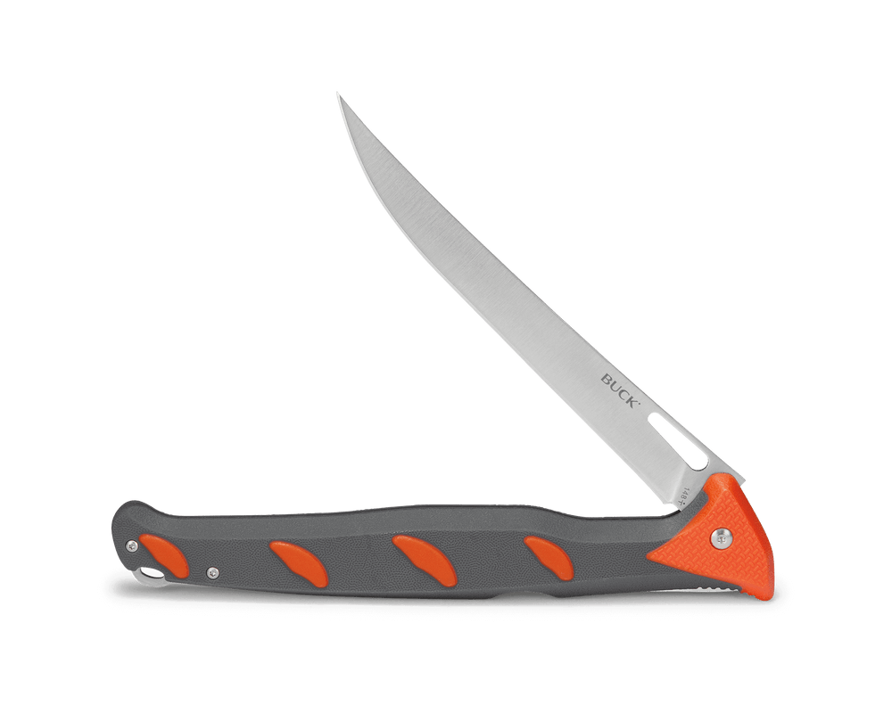 148 Buck Hookset 6" Folding Fresh Water Fillet Knife