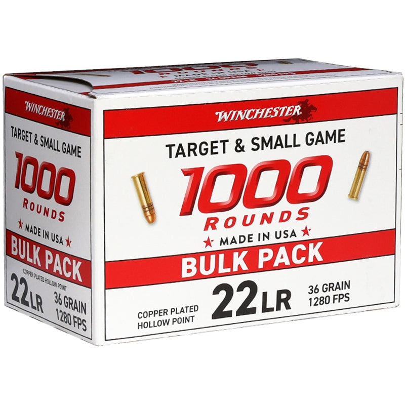 Winchester Target & Small Game .22LR - 1000 Rounds