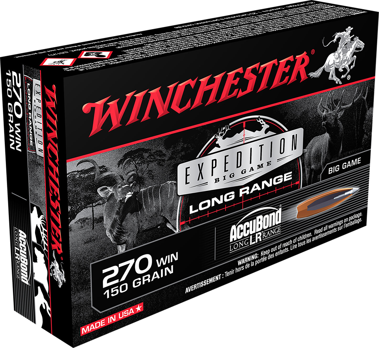 .270WIN Winchester Expedition 150gr Accubond Long Range - 20 Rounds