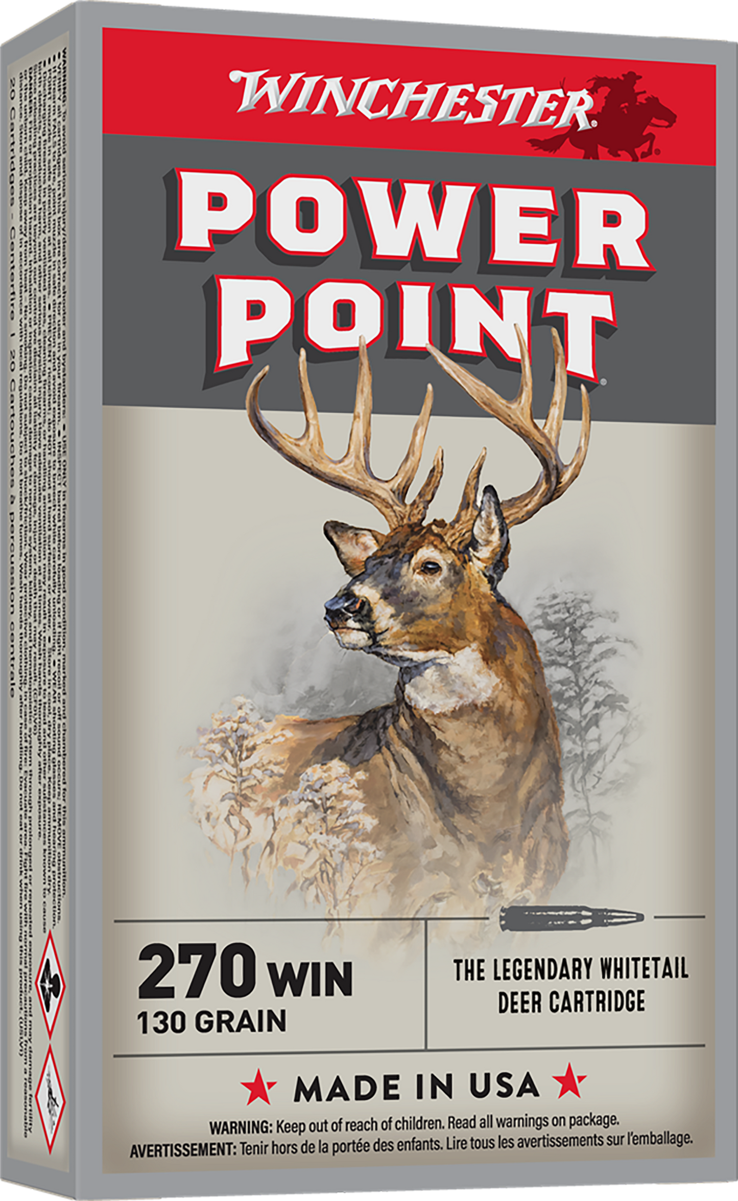 Winchester .270WIN 130gr Power Point- 20 Rounds