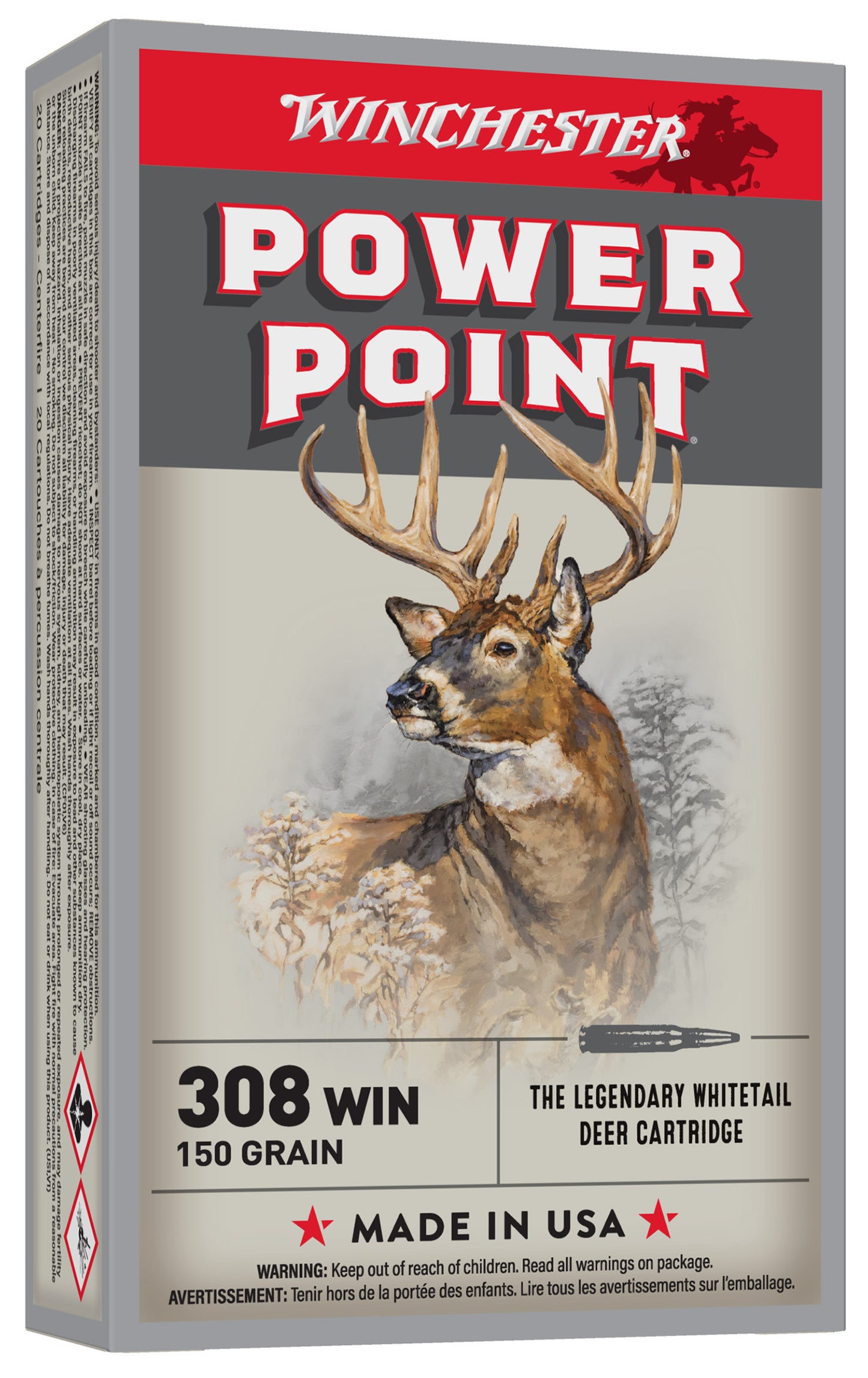 Winchester Power-Point .308WIN 150gr - 20 Rounds