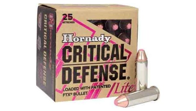 Hornady Critical Defense Lite .38 SPL 90gr FTX Hollow Point - 20 Rounds