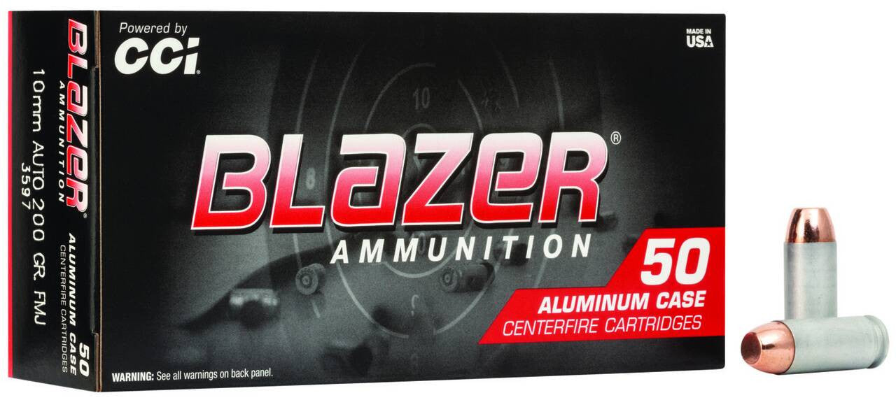 CCI Aluminum 10MM 200gr FMJ - 50 Rounds