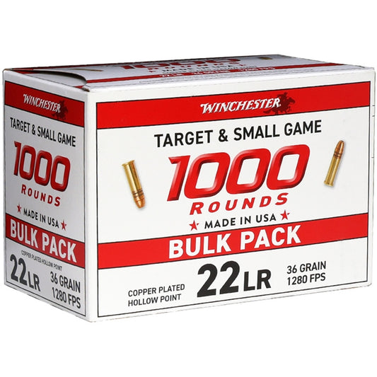 Winchester Target & Small Game .22LR - 1000 Rounds