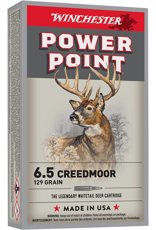 Winchester 6.5 Creedmoor 129gr PP - 20 Rounds
