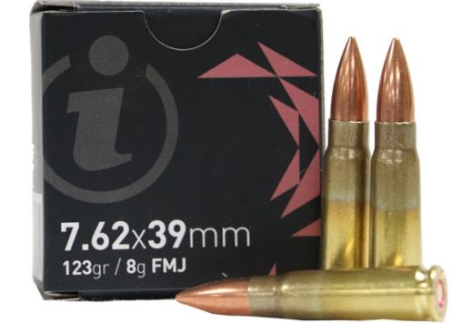 7.62x39 Brass Igman 123gr FMJ - 15 Rounds