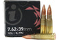 7.62x39 Brass Igman 123gr FMJ - 15 Rounds