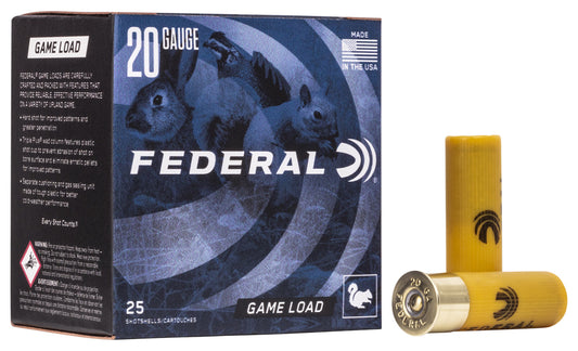 20GA Federal #7.5 Shot - 25 Rounds