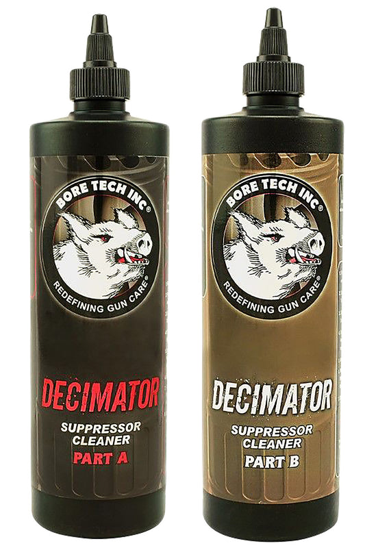 BORE TECH INC Decimator Suppressor Cleaner Part A & Part B - 16oz