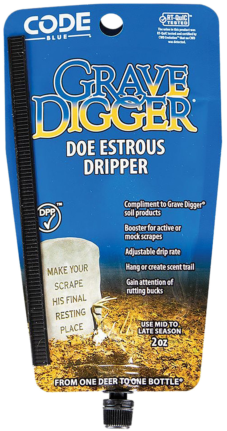 CODE BLUE Grave Digger Doe Estrous Dripper - 2oz