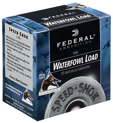 12GA Federal Speed Shok Waterfowl 3.5” Steel BBB  - 25 Rounds