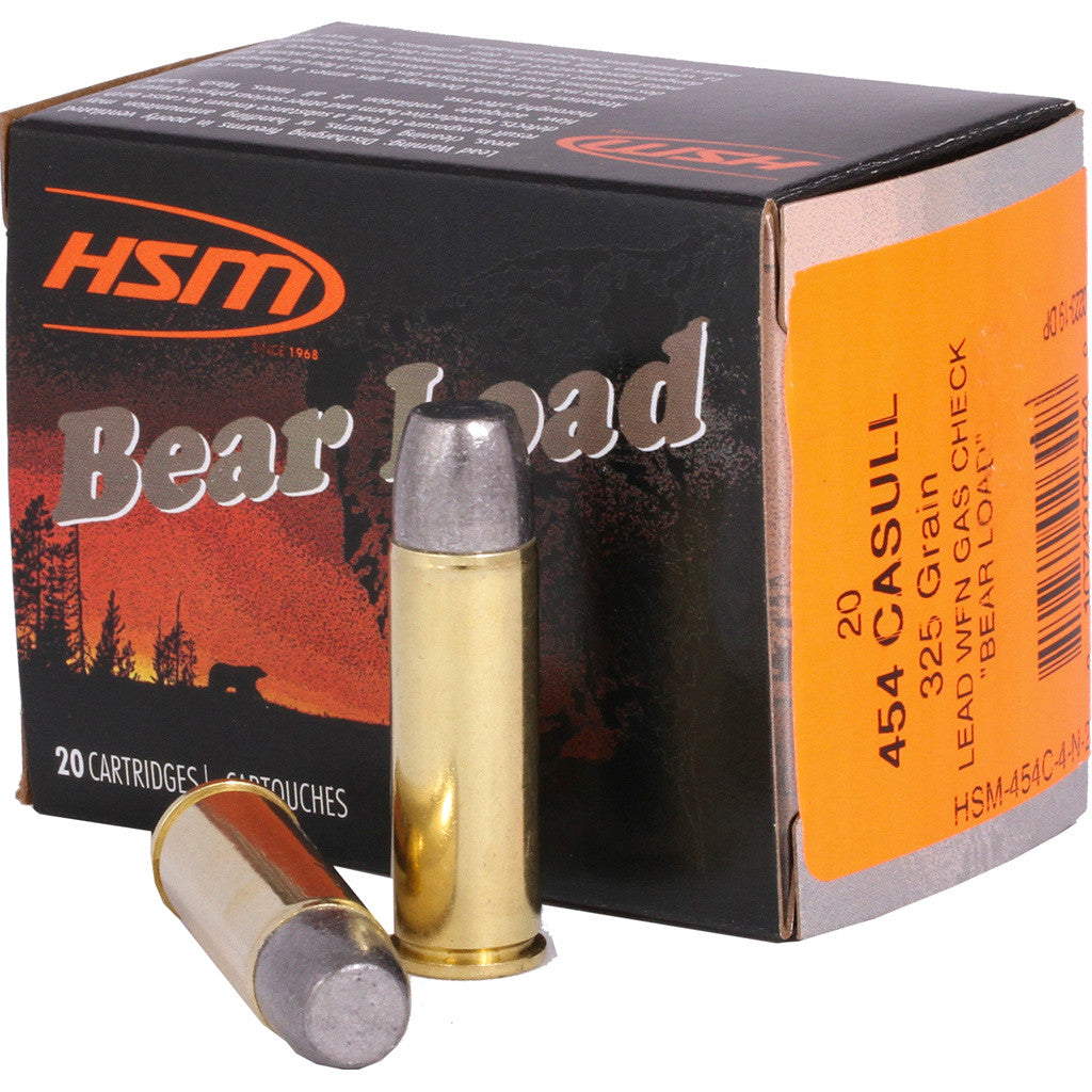HSM .454CAS 325gr Bear Load - 20 Rounds