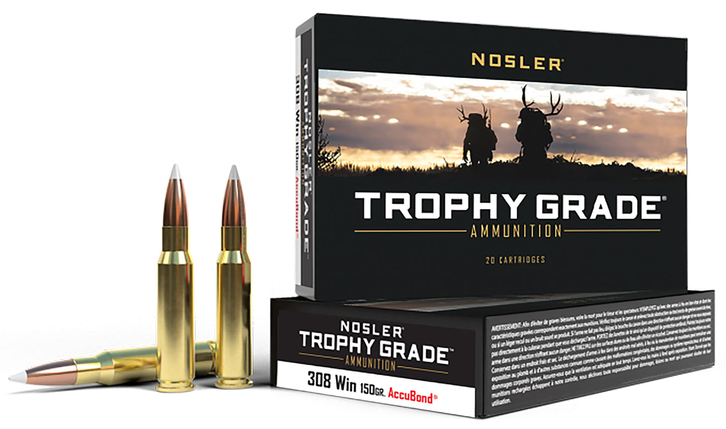 7mm-08 Nosler 140gr Accubond - 20 Rounds