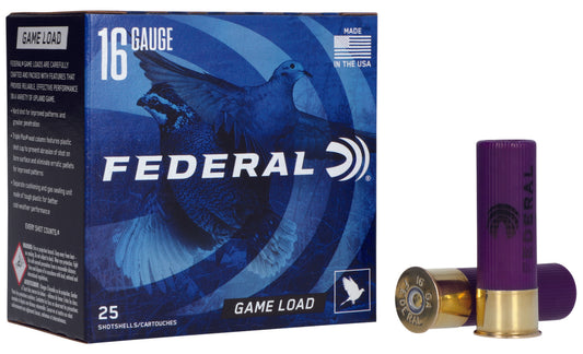 16GA Federal High Brass #6 Shot - 25 Rounds
