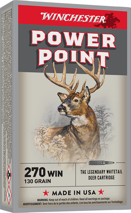 Winchester .270WIN 130gr Power Point- 20 Rounds