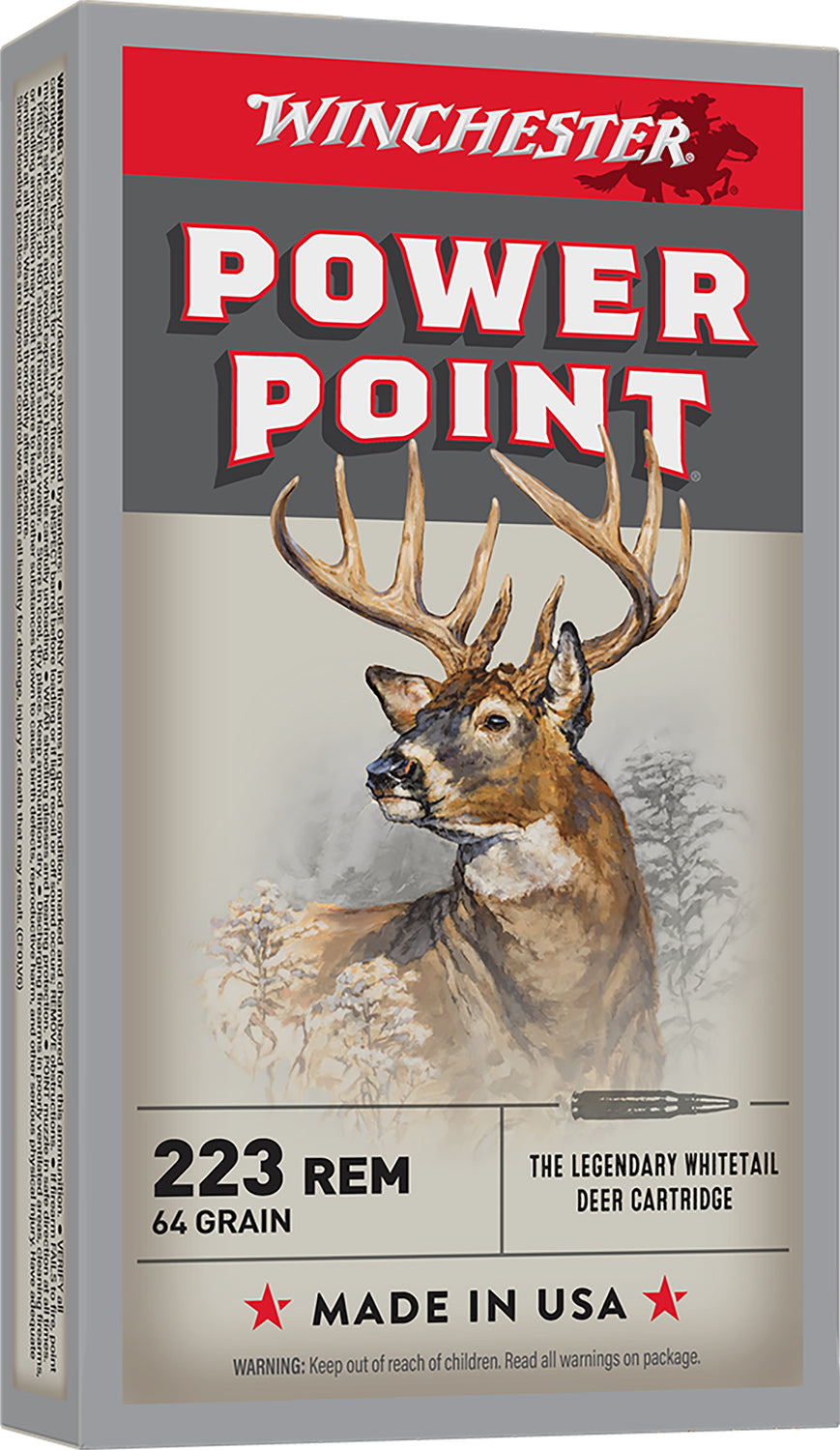 Winchester Power-Point .223REM 64gr SP - 20 Rounds