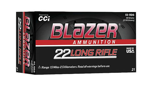 CCI Blazer .22LR 40gr Lead-RN - 50 Rounds