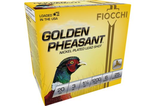 20GA Fiocchi High Brass 3" #6 Shot - 25 Rounds
