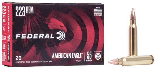 Federal American Eagle .223REM 55gr FMJ - 20 Rounds