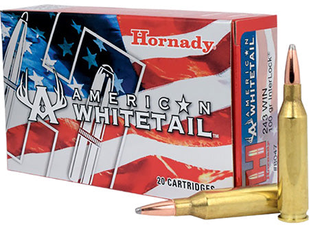 Hornady Whitetail .243WIN 100gr InterLock - 20 Rounds