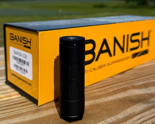 Banish 22K-V2 Rimfire Silencer (1/2x28)