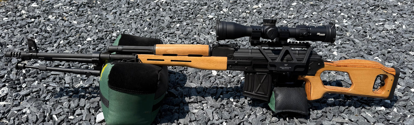 ROMARM/CUGIR PSL-54 7.62x54mmR W/Sig Sauer Whiskey4 3-12x44
