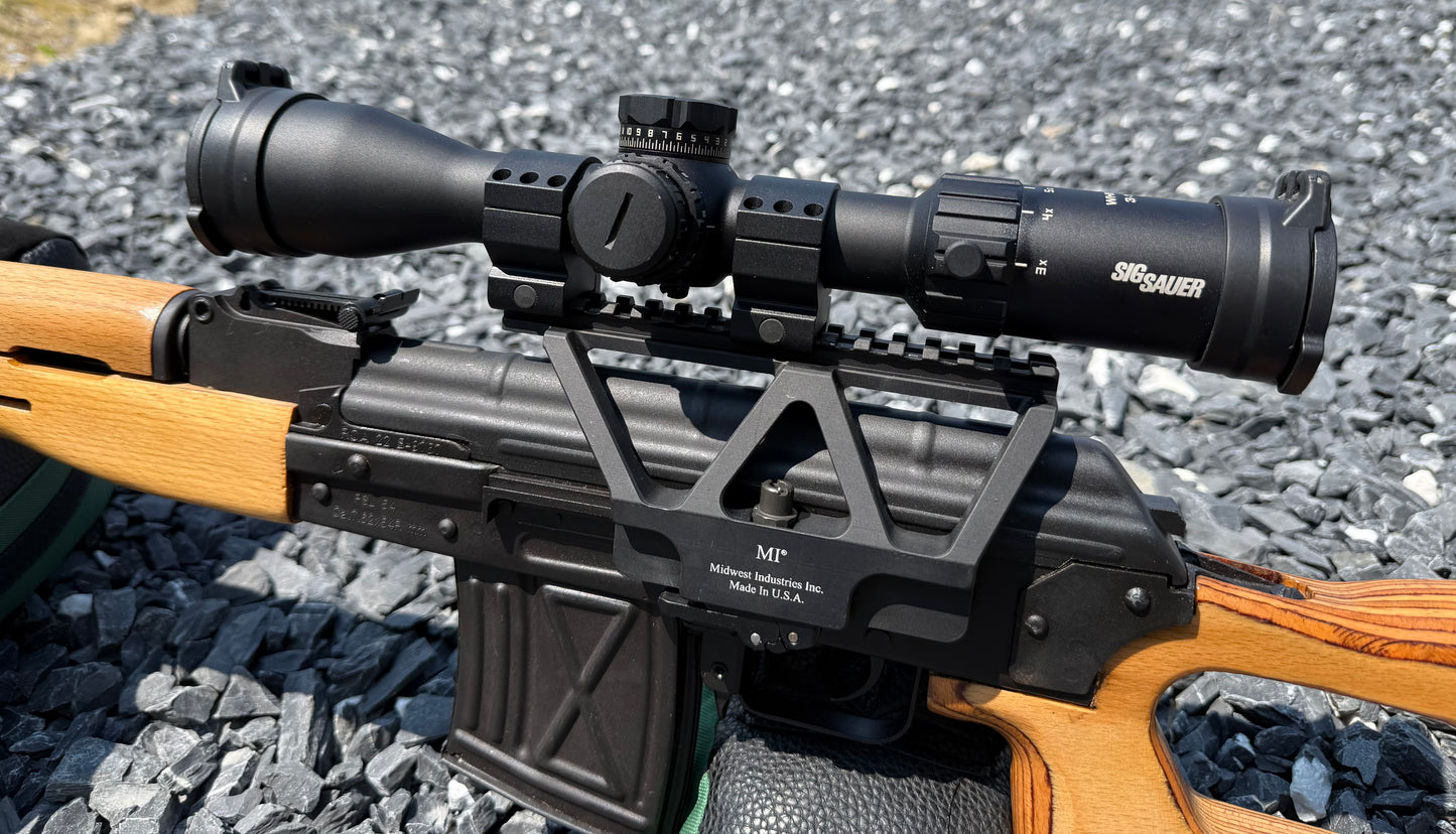 ROMARM/CUGIR PSL-54 7.62x54mmR W/Sig Sauer Whiskey4 3-12x44