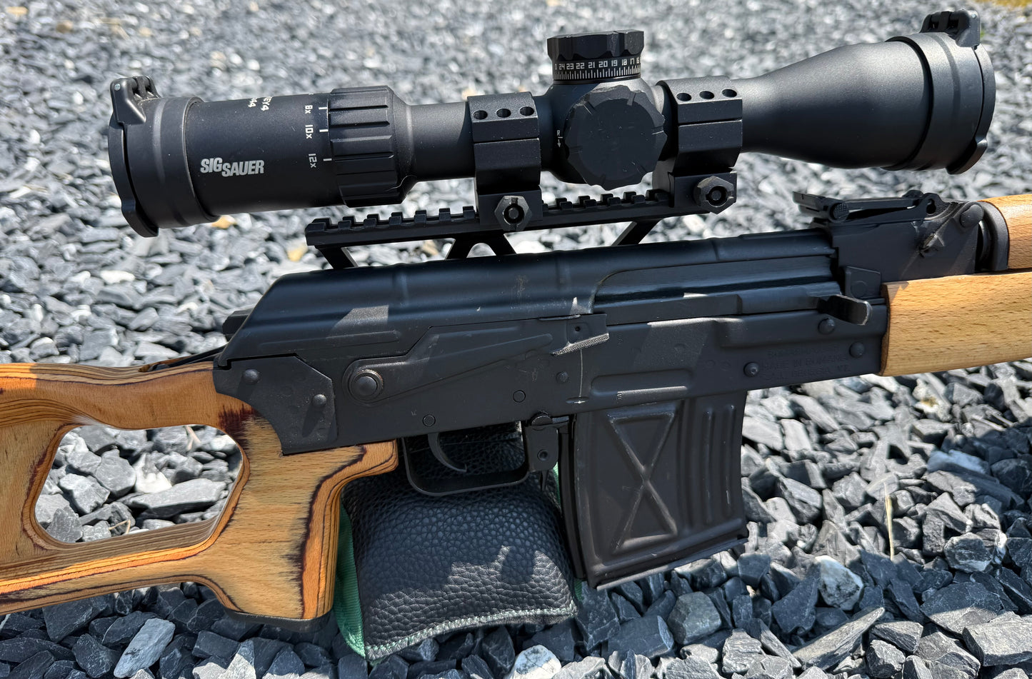 ROMARM/CUGIR PSL-54 7.62x54mmR W/Sig Sauer Whiskey4 3-12x44