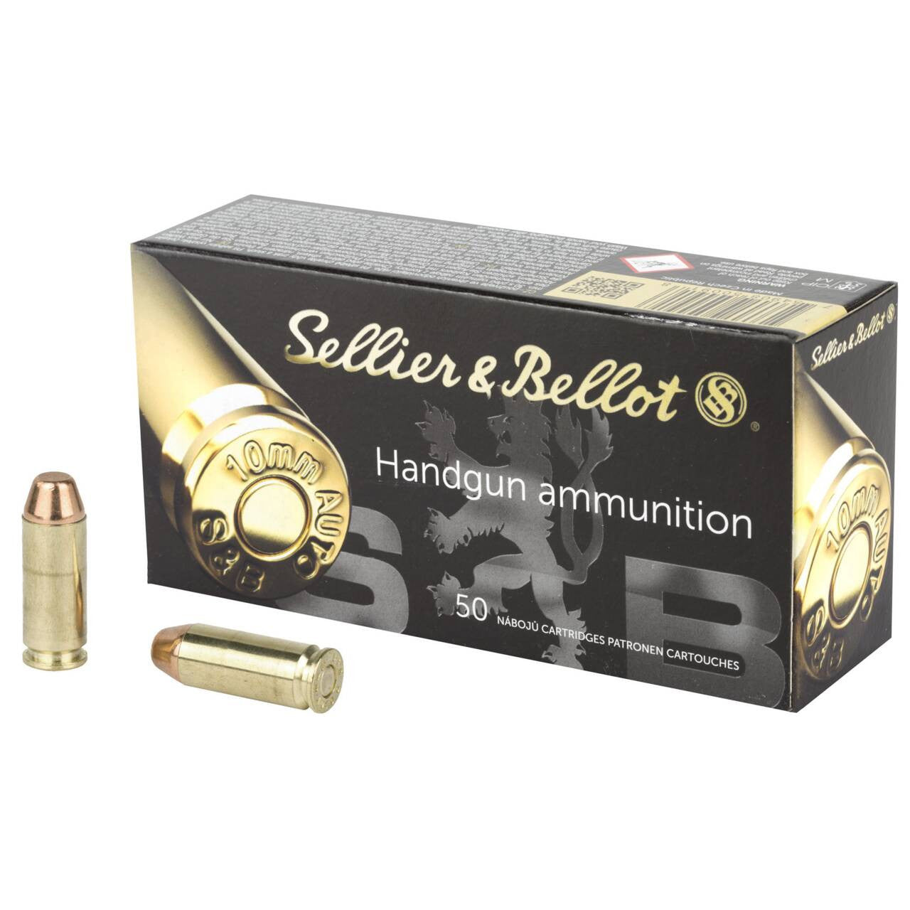 Sellier & Bellot 10MM 180gr FMJ - 50 Rounds
