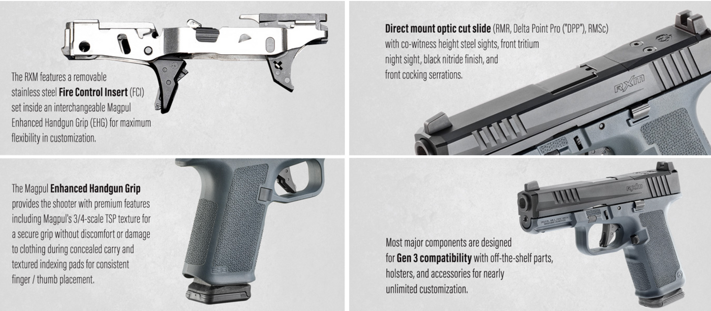 NEW MODEL Ruger RXM 9MM