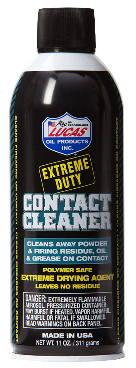 Lucas Oil Extreme Duty Contact Cleaner Against Grease, Dust, Oil - 11oz Aerosol