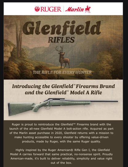 NEW "Ruger" Glenfield Model A .308WIN