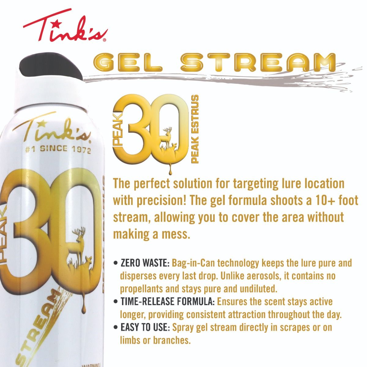 Tinks PEAK30 Premium Doe Estrus Gel - 5oz