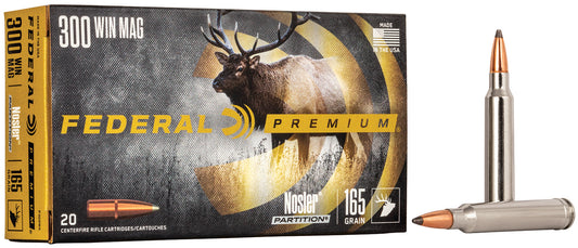 .300WIN Mag Federal Premium Nosler 165gr - 20 Rounds