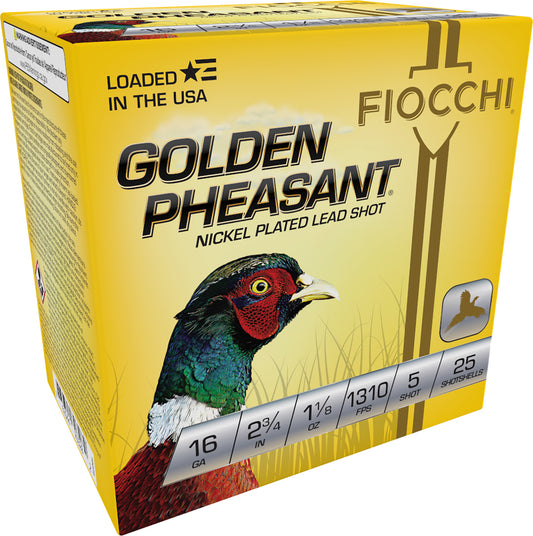 16GA Fiocchi High Brass #5 Shot - 25 Rounds