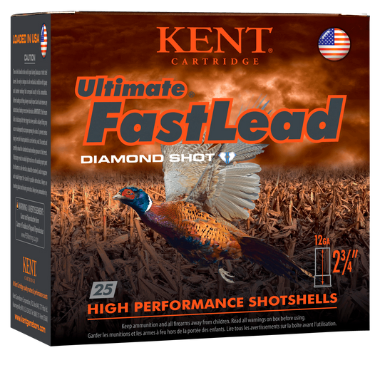 12GA Kent Cartridge High Velocity 6 Shot - 25 Rounds