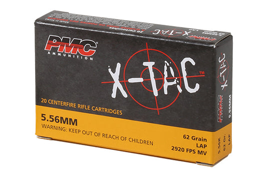PMC X-TAC 62gr "Green Tip" 5.56NATO - 20 Rounds