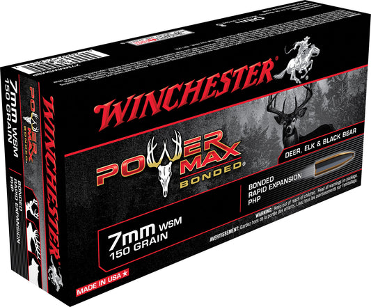 7MM REM MAG Winchester Power Max 150gr Bonded - 20 Rounds