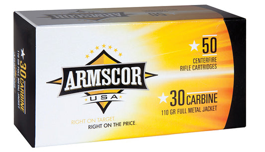 .30 Carbine Armscor 110gr FMJ - 50 Rounds